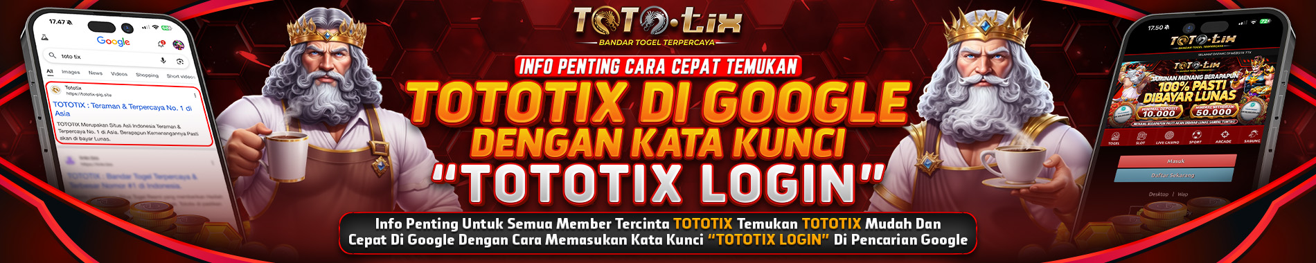 CARI DI GOOGLE TOTO TIX